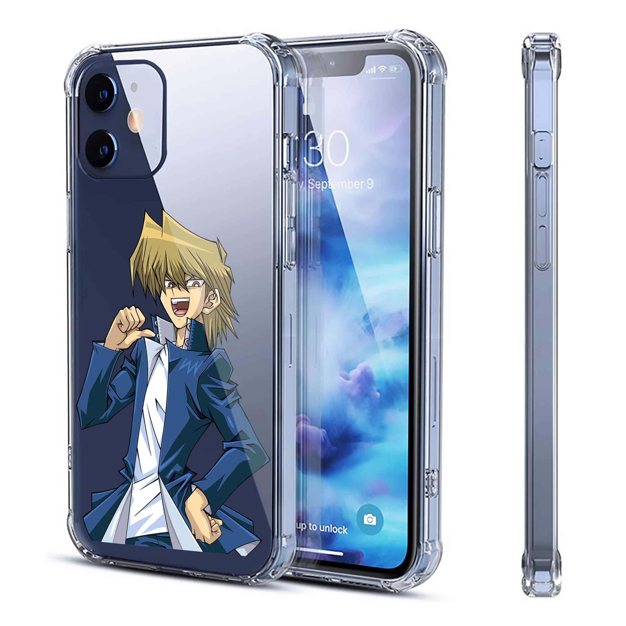 （画像用） 遊☆戯☆王 Yu-Gi-Oh! 【iPhone 12シリーズ対応】透明スマホケース（クリアソフトケース）